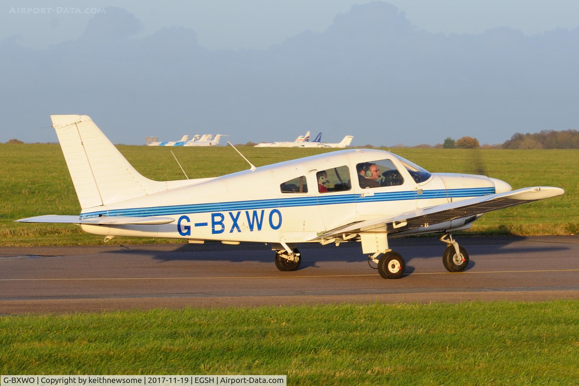G-BXWO, 1981 Piper PA-28-181 Cherokee Archer II C/N 28-8190311, Return Visitor.