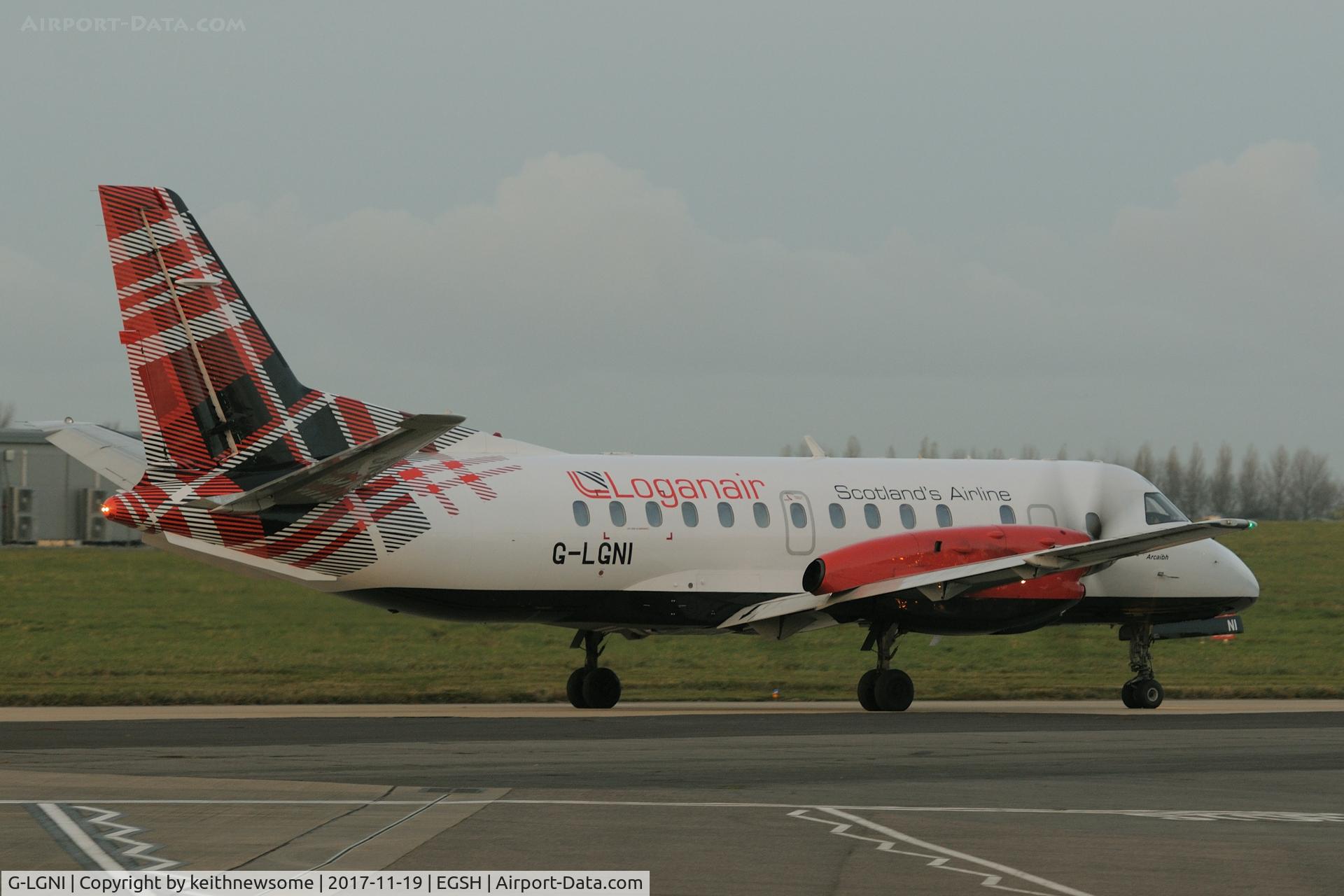 G-LGNI, 1989 Saab 340B C/N 340B-160, Return Visitor.