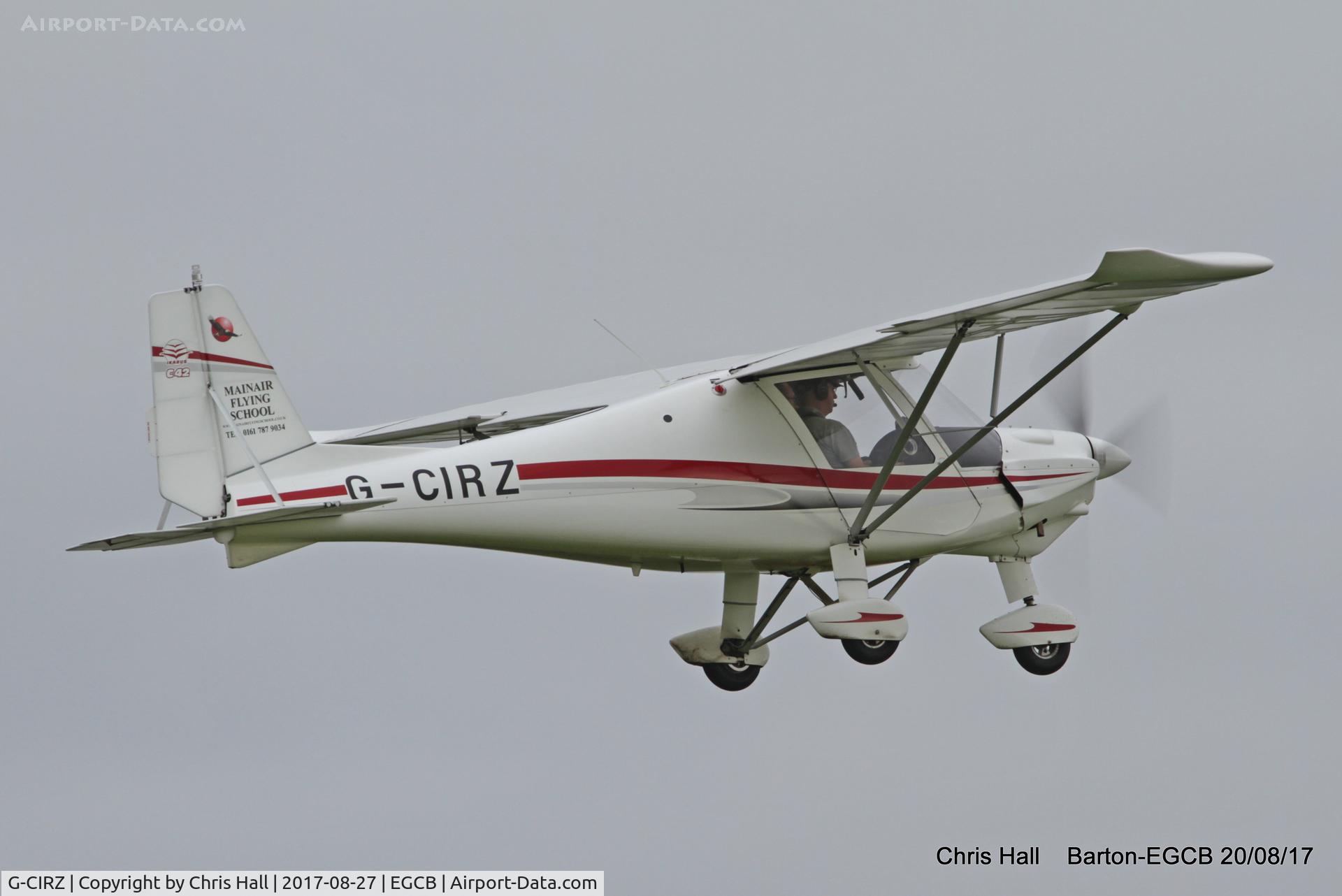 G-CIRZ, 2015 Comco Ikarus C42 FB80 C/N 1506-7403, at Barton