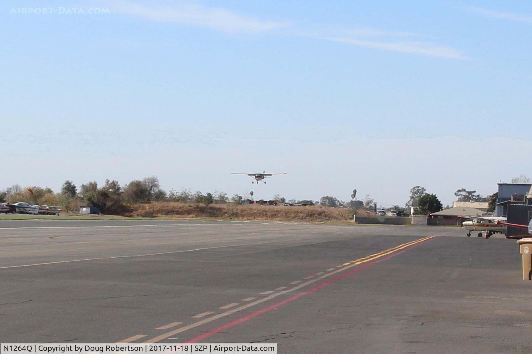 N1264Q, 1971 Cessna 150L C/N 15072564, 1971 Cessna 150L, Continental O-200 100 Hp, on short final for Rwy 04