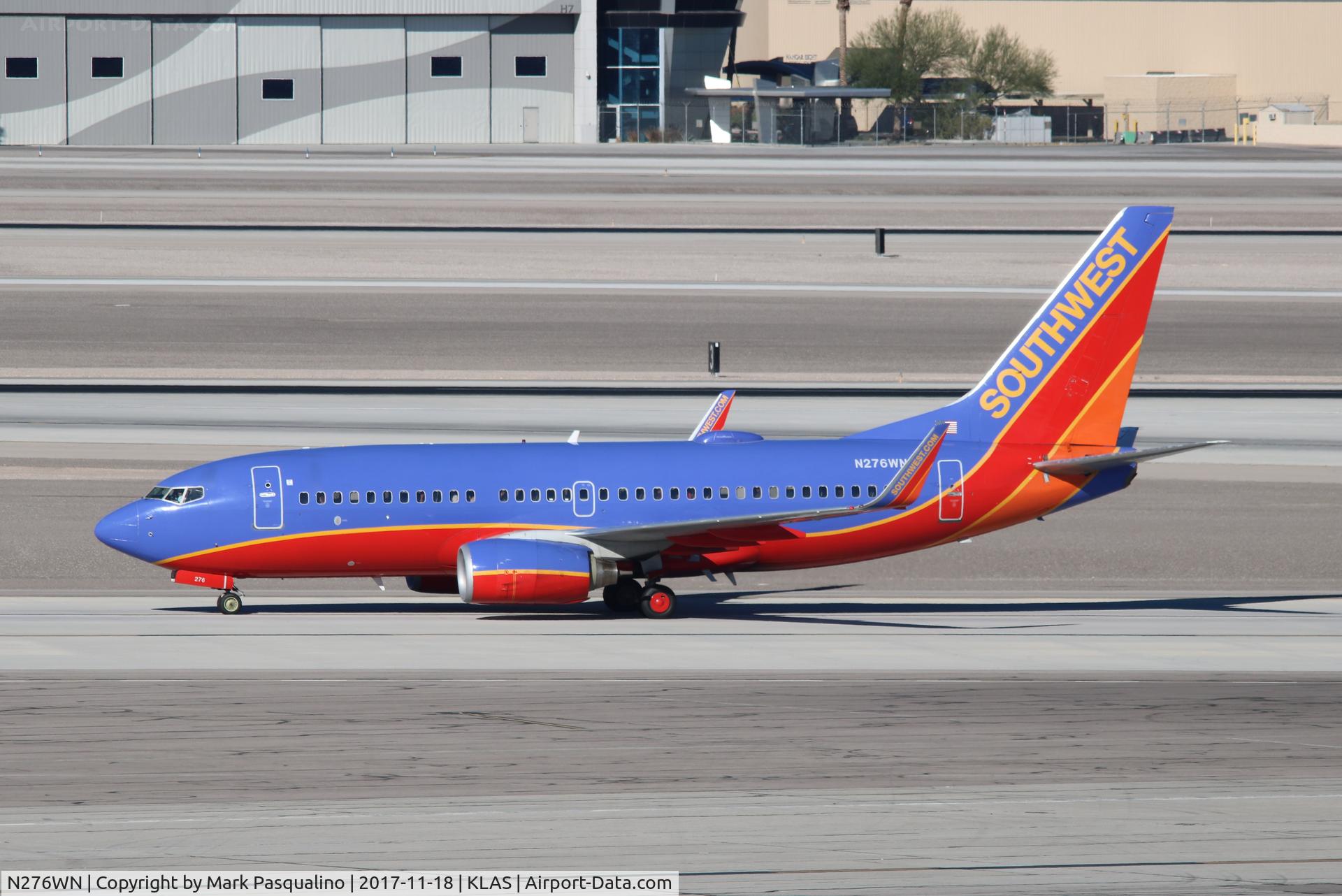 N276WN, 2007 Boeing 737-7H4 C/N 32530, Boeing 737-700