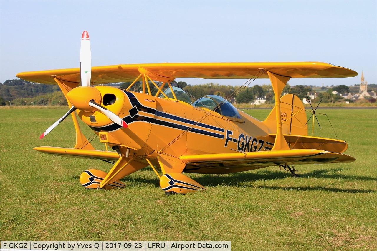 F-GKGZ, 1977 Pitts S-2A Special C/N 2149, Pitts S-2A Special, Static display, Morlaix-Ploujean airport (LFRU-MXN) air show 2017