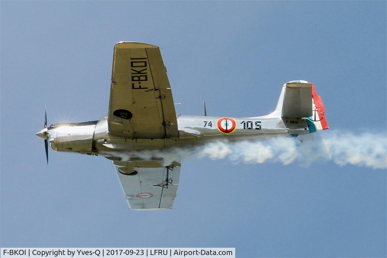 F-BKOI, Morane-Saulnier MS-733 Alcyon C/N 74, Morane-Saulnier MS-733 Alcyon, On display, Morlaix-Ploujean airport (LFRU-MXN) Air show 2017