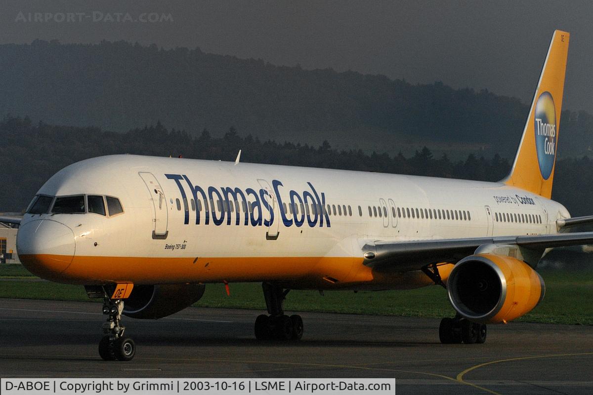 D-ABOE, 1999 Boeing 757-330 C/N 29012, Visitor for KFOR exchange of our troops