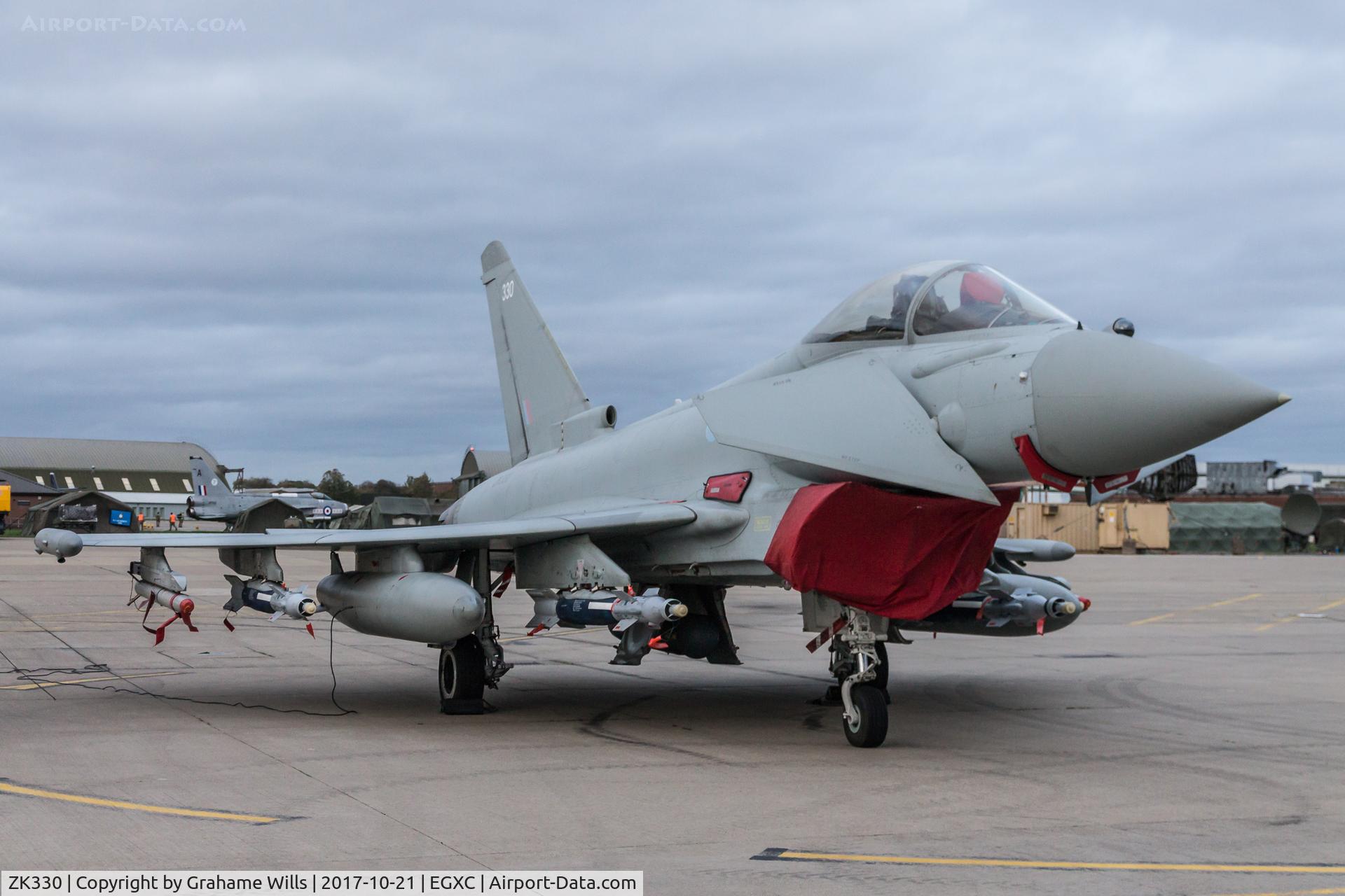 ZK330, 2011 Eurofighter EF-2000 Typhoon FGR.4 C/N BS091/340, Eurofighter Typhoon FGR4 ZK330/330 RAF, Coningsby 21/10/17