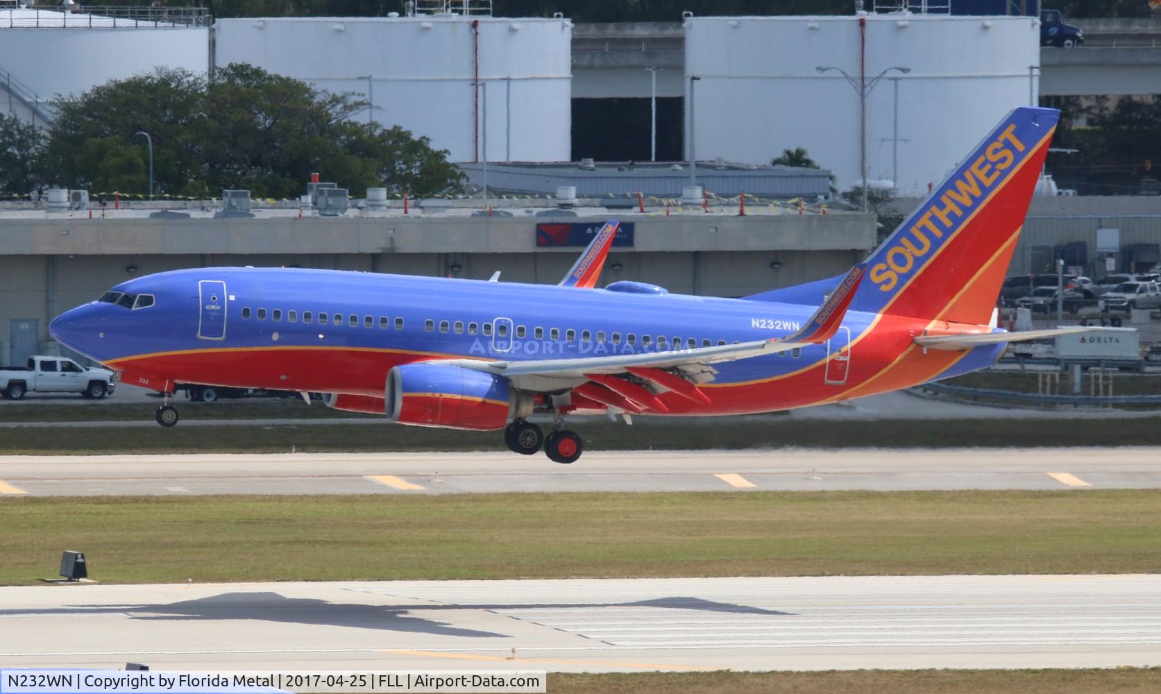 N232WN, 2006 Boeing 737-7H4 C/N 32500, Southwest