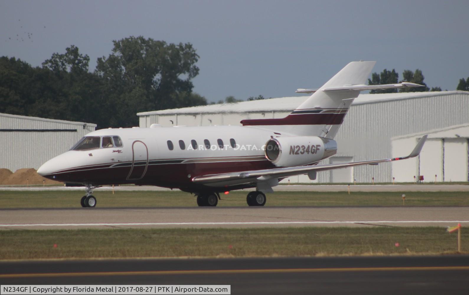 N234GF, 1987 British Aerospace BAe.125 Series 800A C/N 258096, Hawker 800A