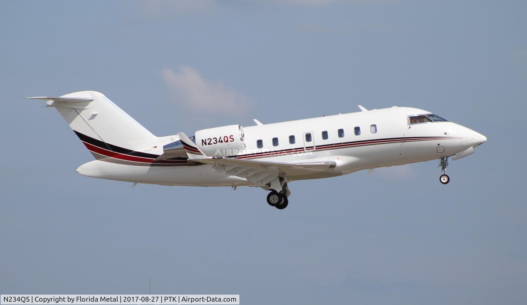 N234QS, 2017 Bombardier Challenger 650 (CL-600-2B16) C/N 6097, Net Jets