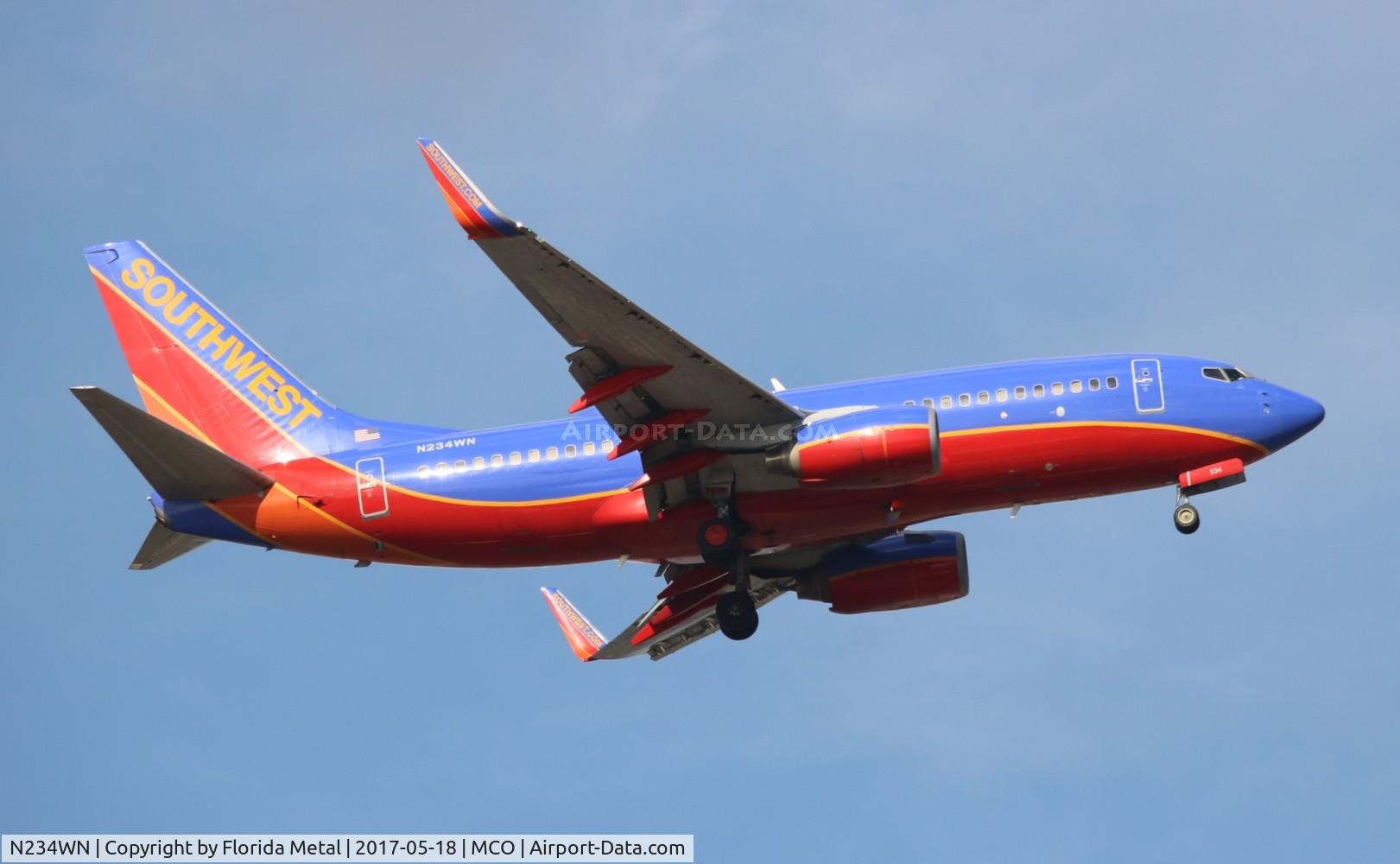 N234WN, 2006 Boeing 737-7H4 C/N 32502, Southwest