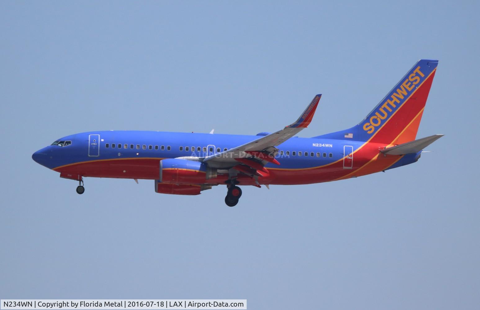 N234WN, 2006 Boeing 737-7H4 C/N 32502, Southwest