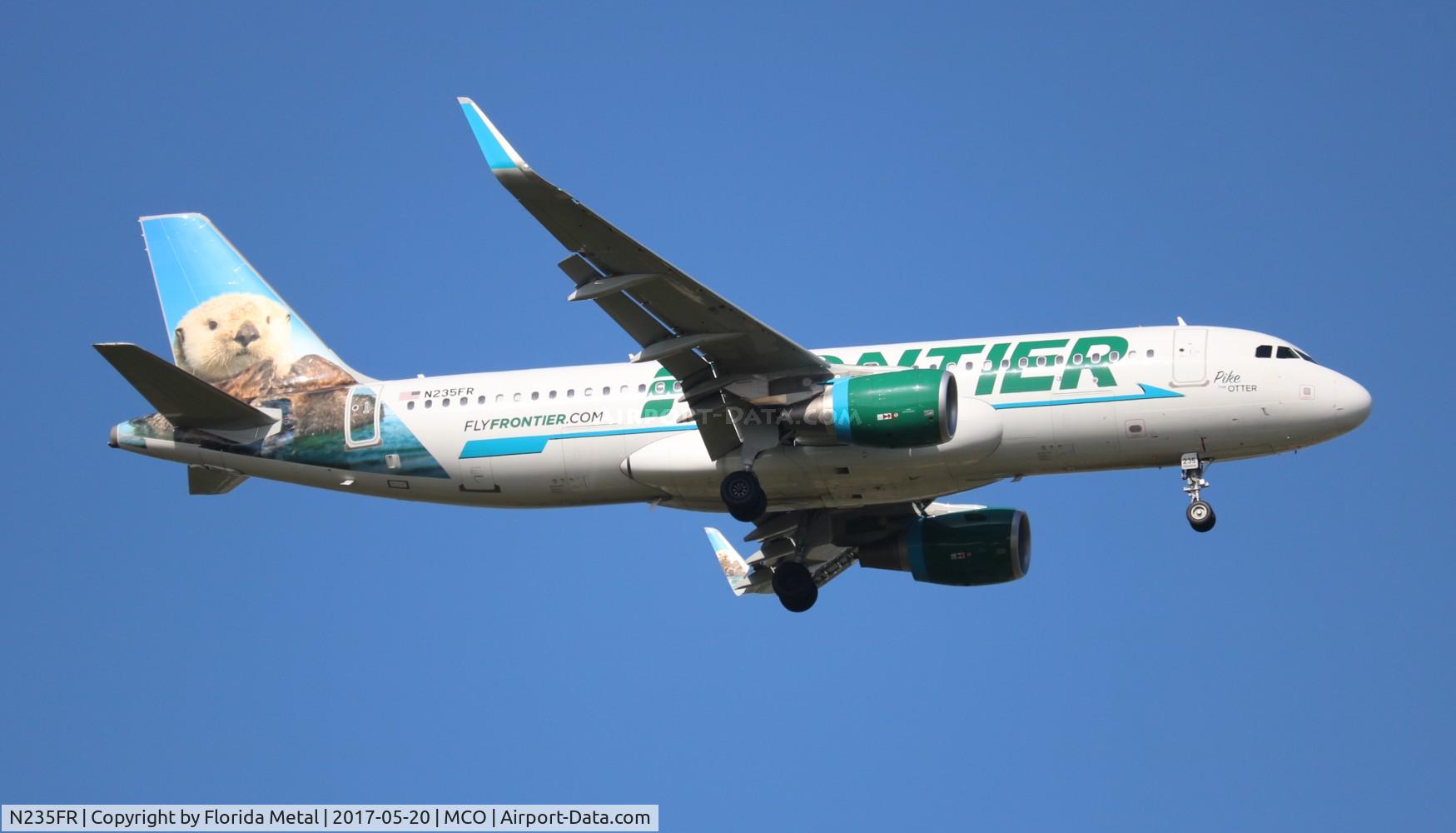 N235FR, 2016 Airbus A320-214 C/N 7272, Frontier