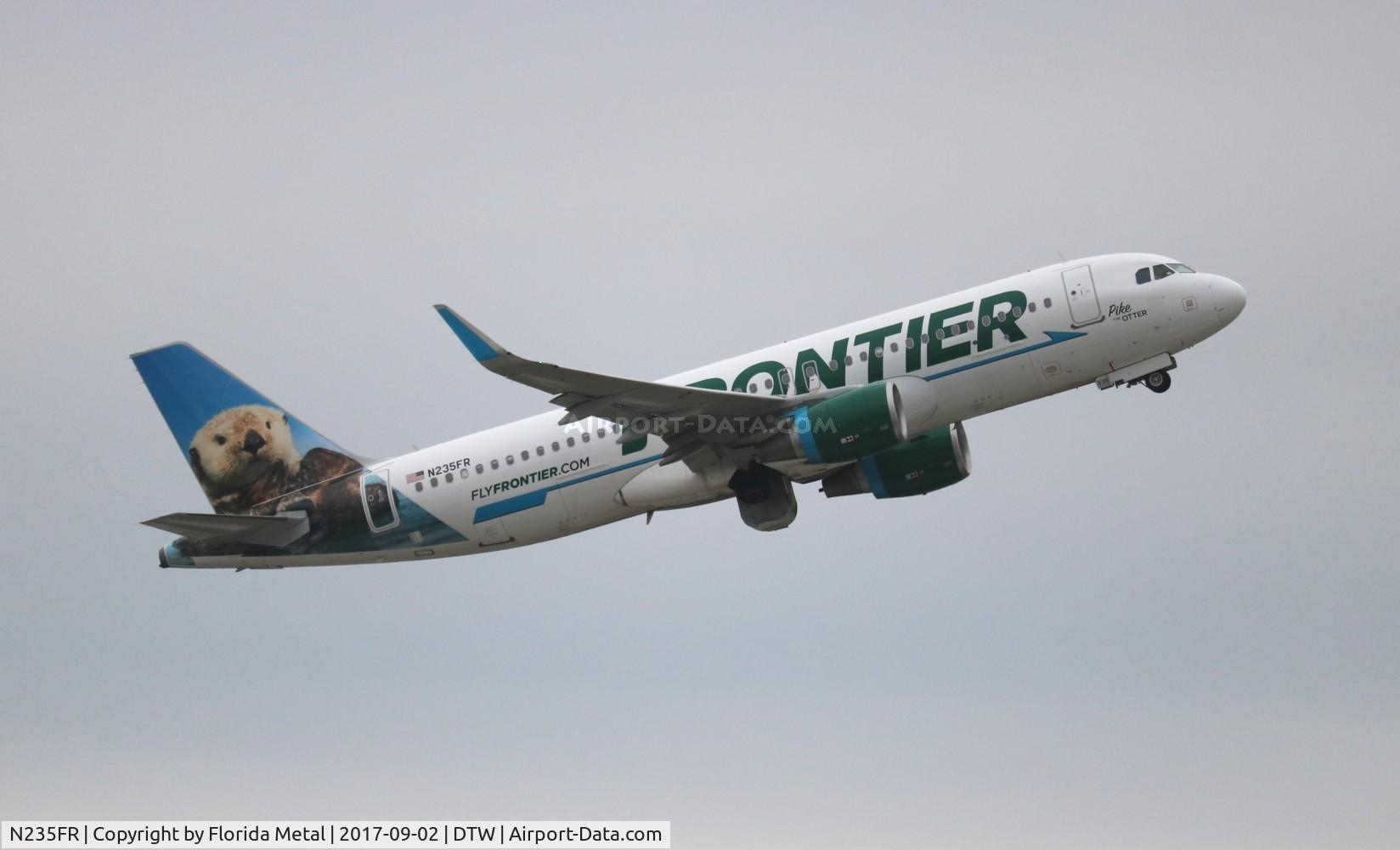 N235FR, 2016 Airbus A320-214 C/N 7272, Frontier