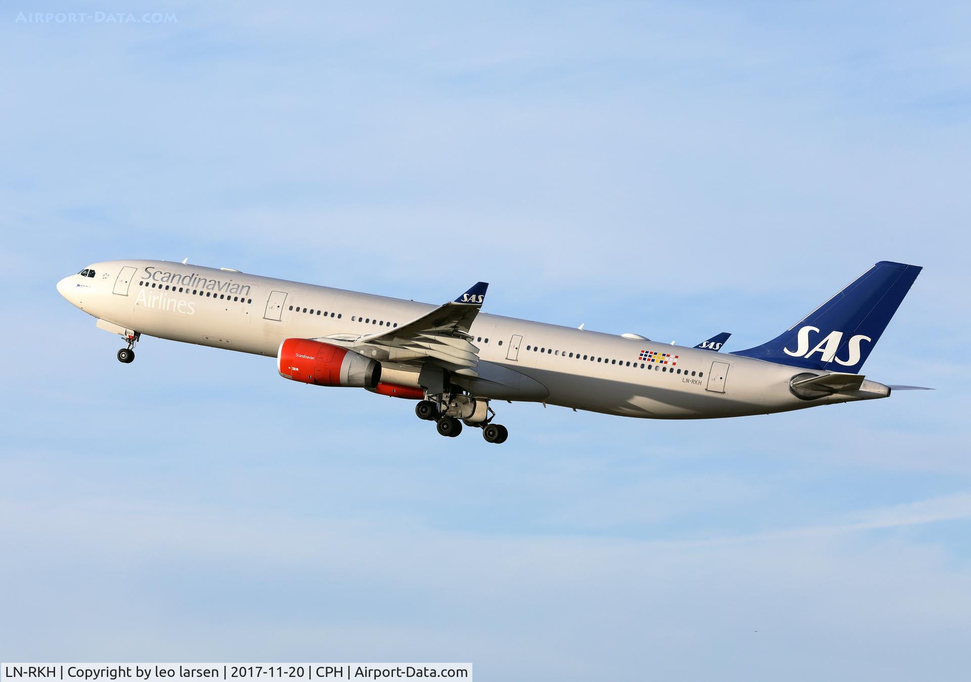 LN-RKH, 2002 Airbus A330-343 C/N 497, Copenhagen Kastrup 20.11.2017