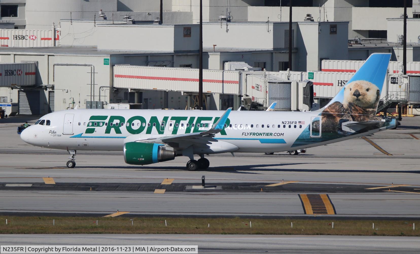 N235FR, 2016 Airbus A320-214 C/N 7272, Frontier