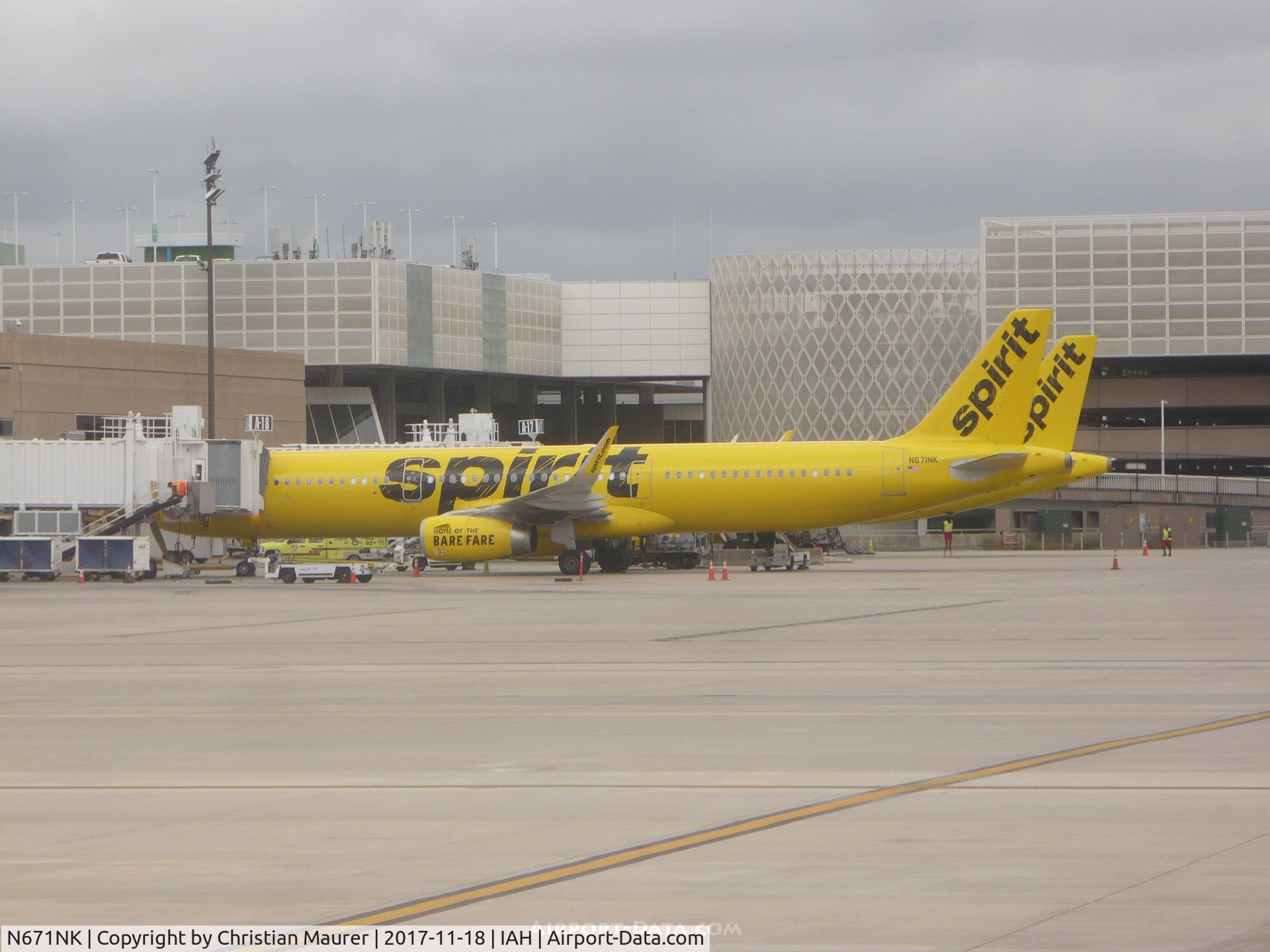 N671NK, 2016 Airbus A321-231 C/N 7246, Spirit A321