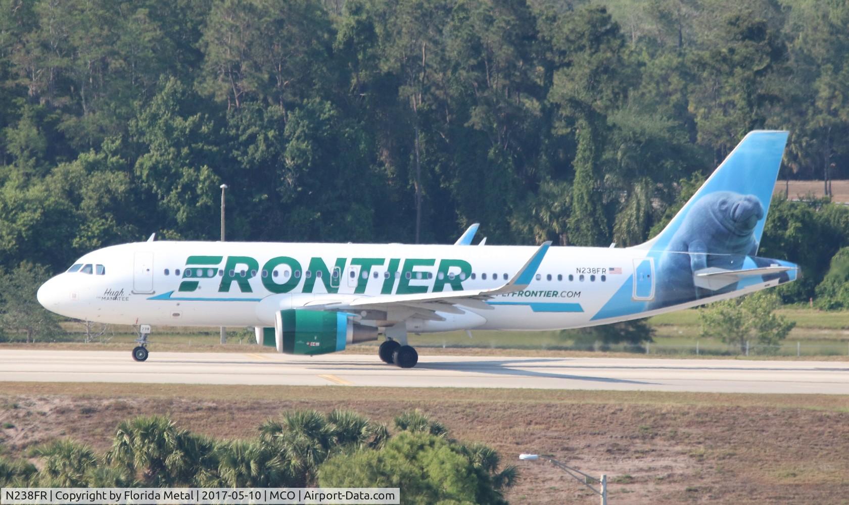 N238FR, 2016 Airbus A320-214 C/N 7458, Frontier