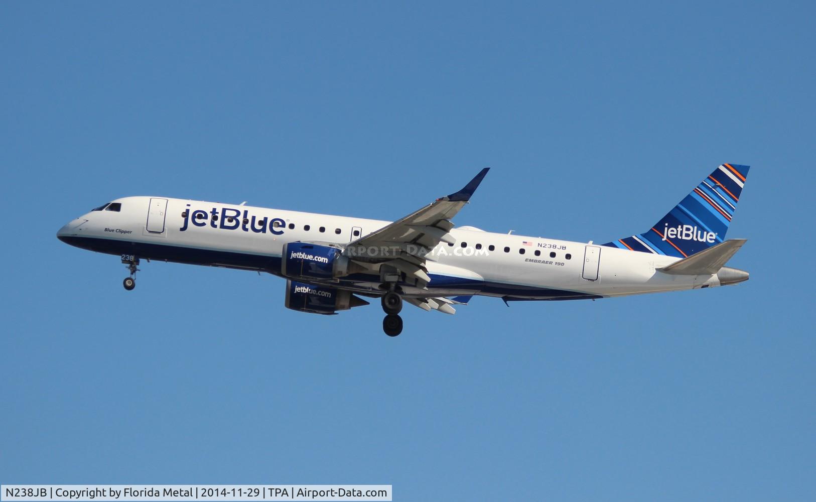 N238JB, 2006 Embraer 190AR (ERJ-190-100IGW) C/N 19000039, Jet Blue