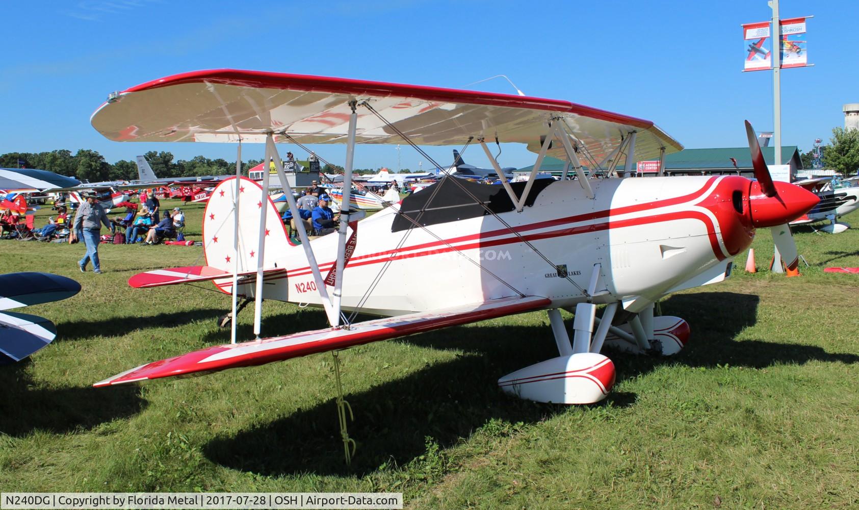 N240DG, 2014 Waco 2T-1A2 C/N 1202, Waco (Great Lakes) 2T