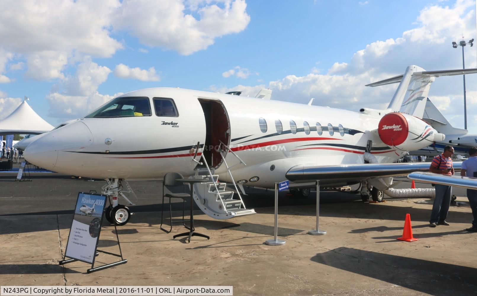 N243PG, 2011 Hawker Beechcraft 4000 C/N RC-65, Hawker 4000