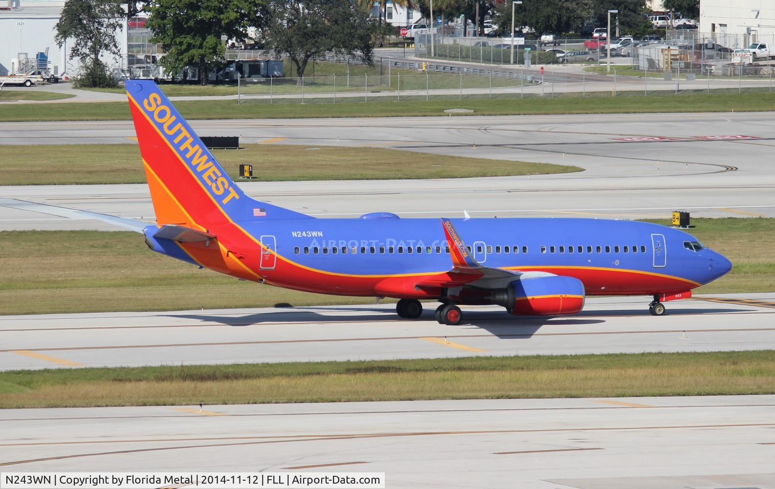N243WN, 2006 Boeing 737-7H4 C/N 34863, Southwest