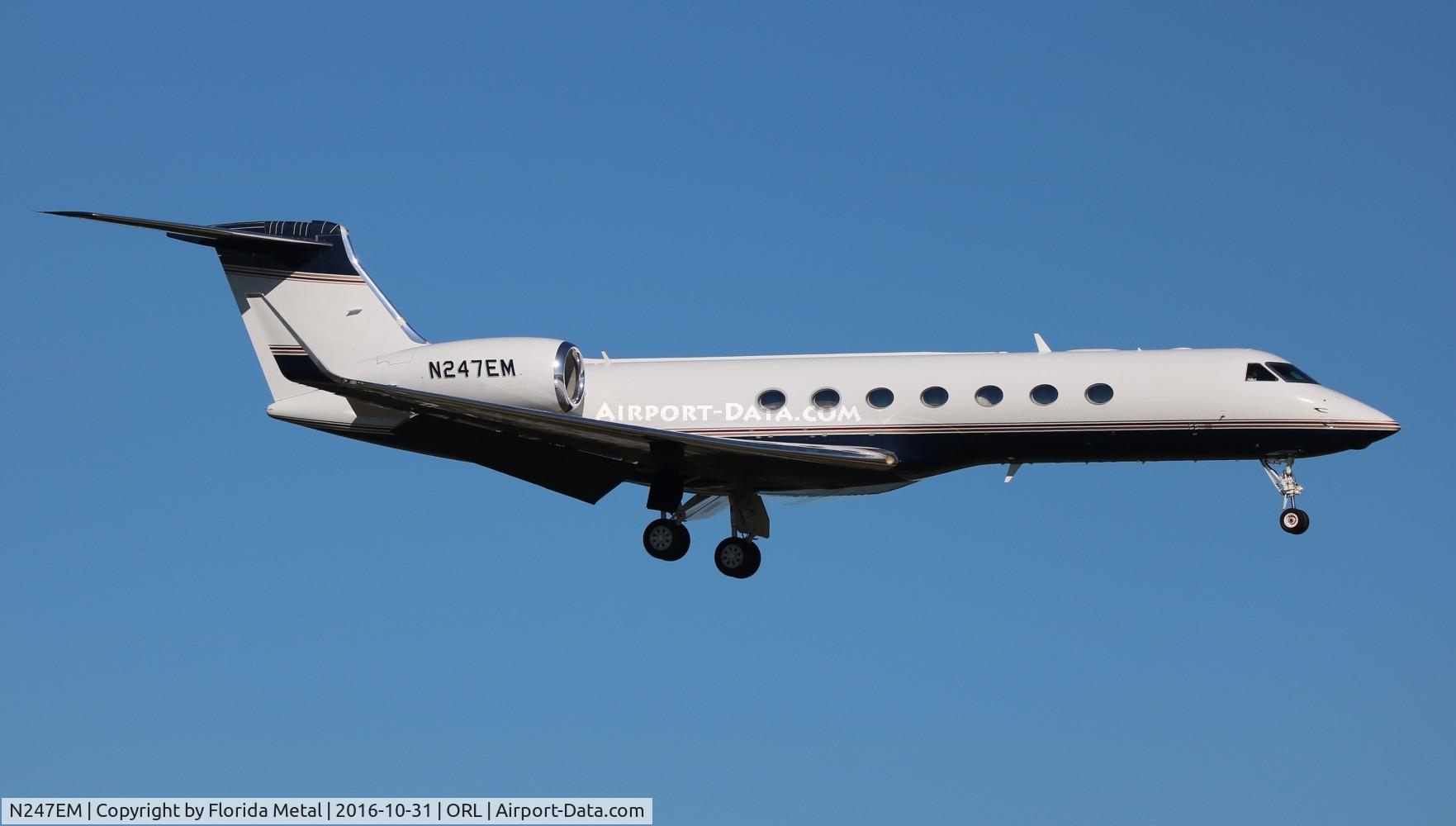 N247EM, Gulfstream Aerospace GV-SP (G550) C/N 5265, Gulfstream 550