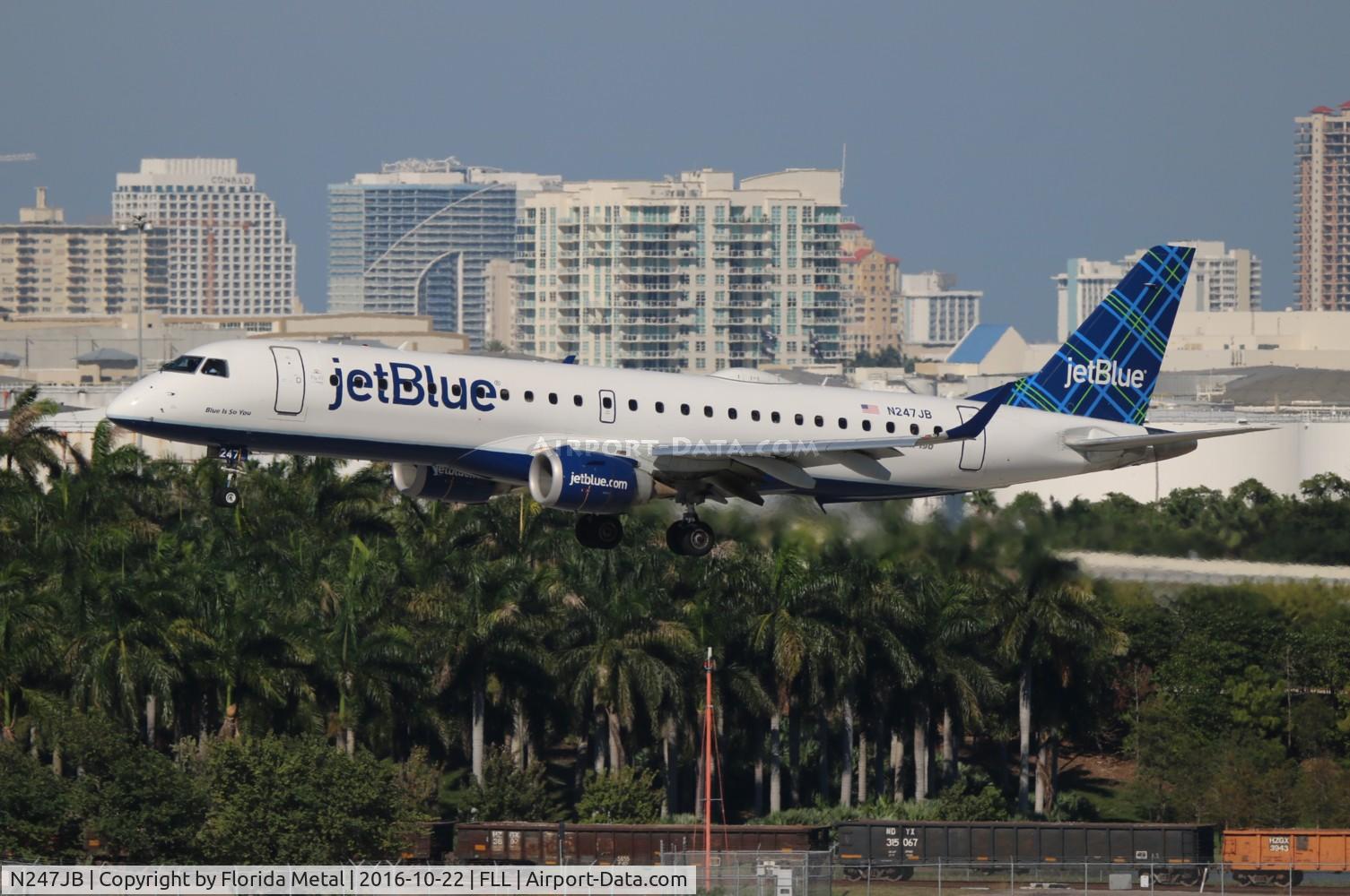 N247JB, 2006 Embraer 190AR (ERJ-190-100IGW) C/N 19000042, Jet Blue