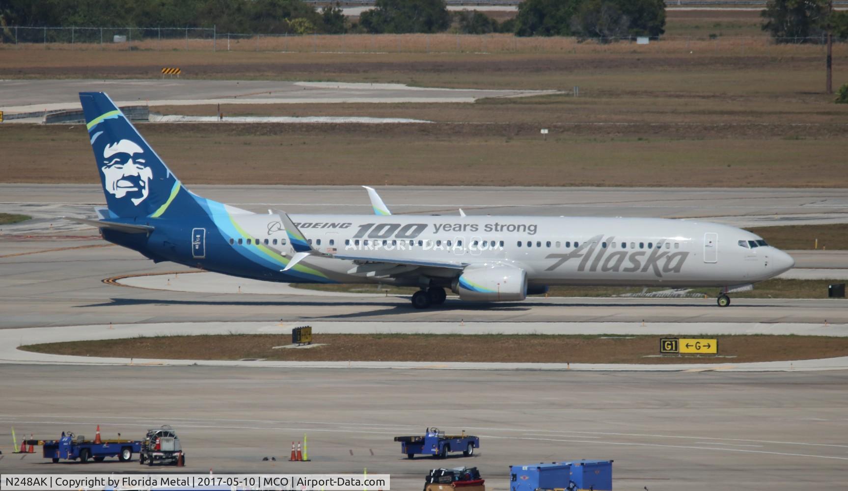 N248AK, 2016 Boeing 737-990/ER C/N 62469, Boeing 100 Years Strong