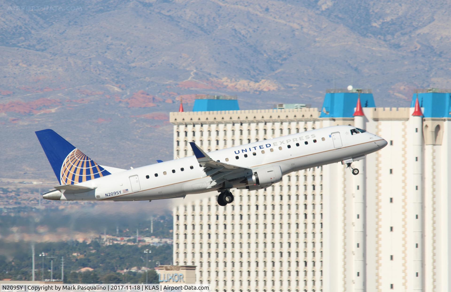 N209SY, 2017 Embraer 175LR (ERJ-170-200LR) C/N 17000645, ERJ 170-200 LR
