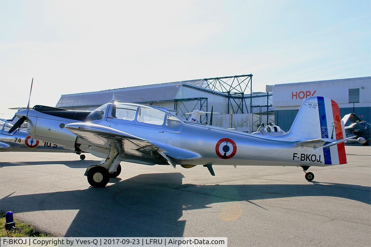 F-BKOJ, Morane-Saulnier MS-733 Alcyon C/N 138, Morane-Saulnier MS-733 Alcyon, Static display, Morlaix-Ploujean airport (LFRU-MXN) air show 2017