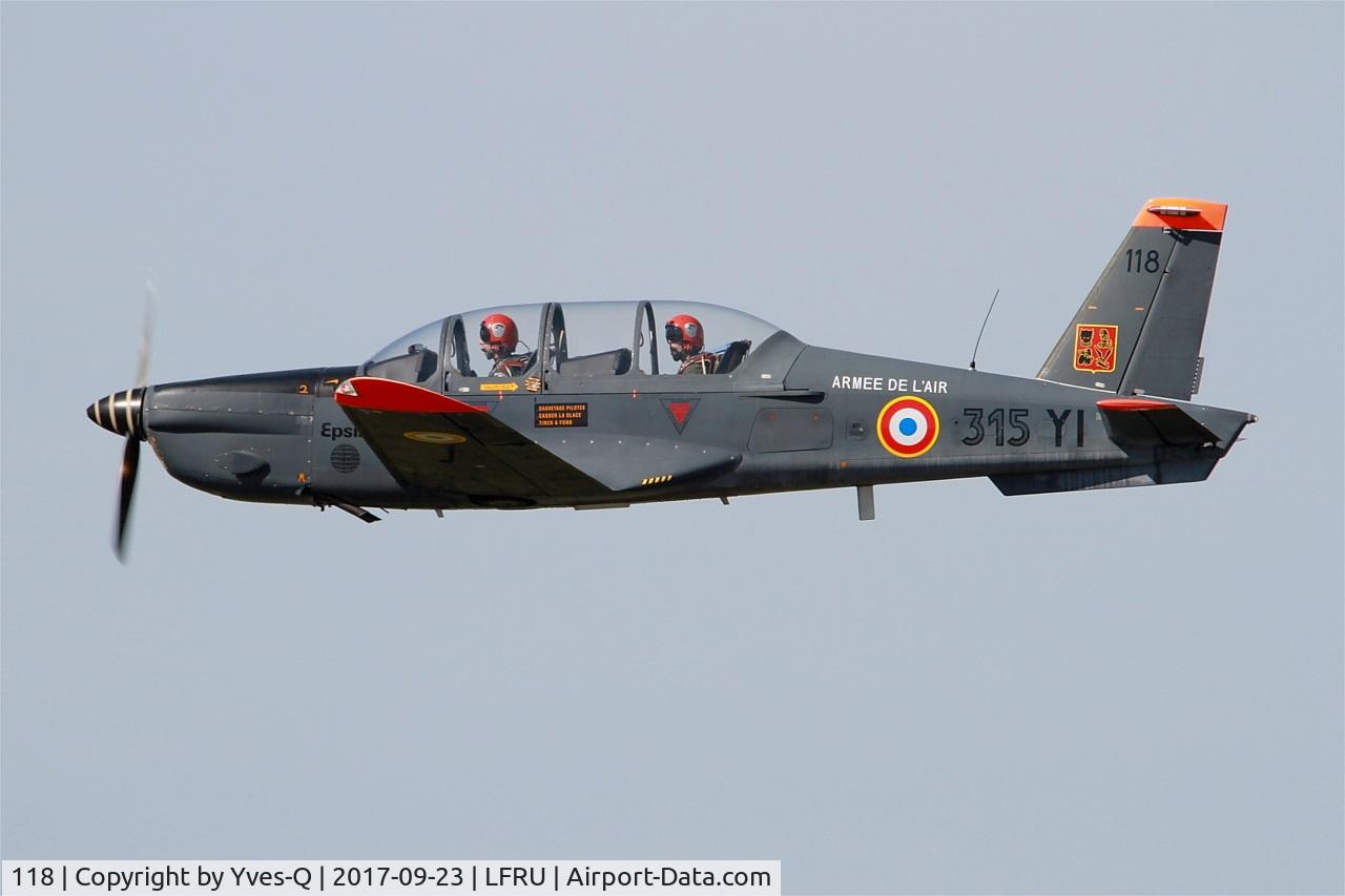 118, Socata TB-30 Epsilon C/N 118, Socata TB-30 Epsilon, On display, Morlaix-Ploujean airport (LFRU-MXN) Air show 2017