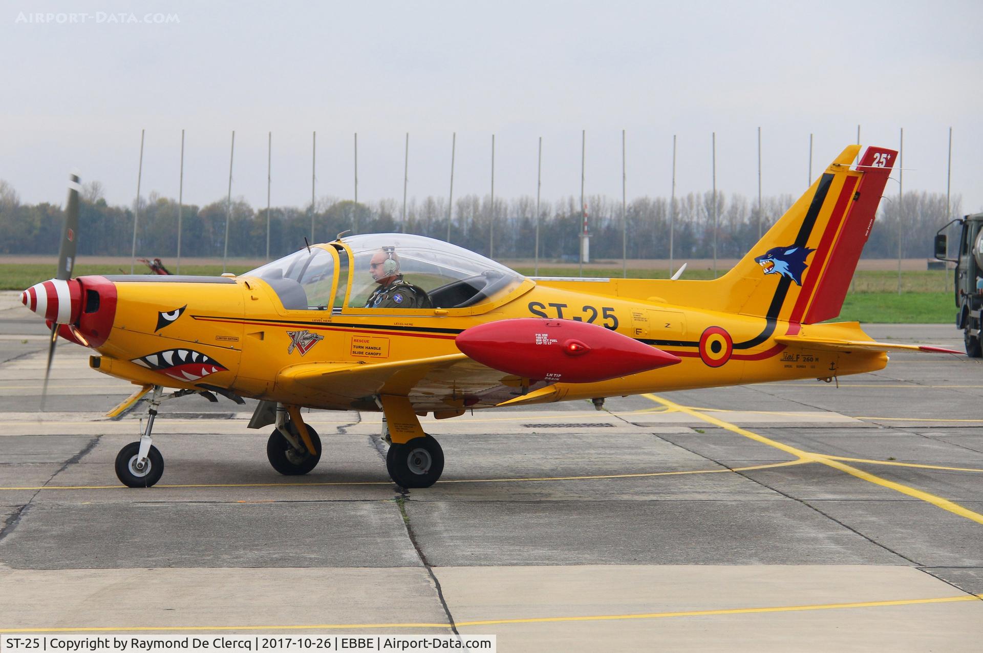 ST-25, 1970 SIAI-Marchetti SF-260MB C/N 10-25, At Beauvechain.