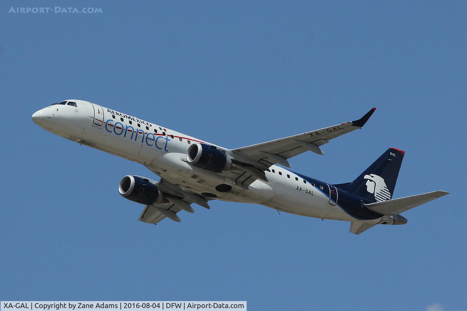 XA-GAL, 2008 Embraer 190AR (ERJ-190-100IGW) C/N 19000173, Arriving at DFW Airport