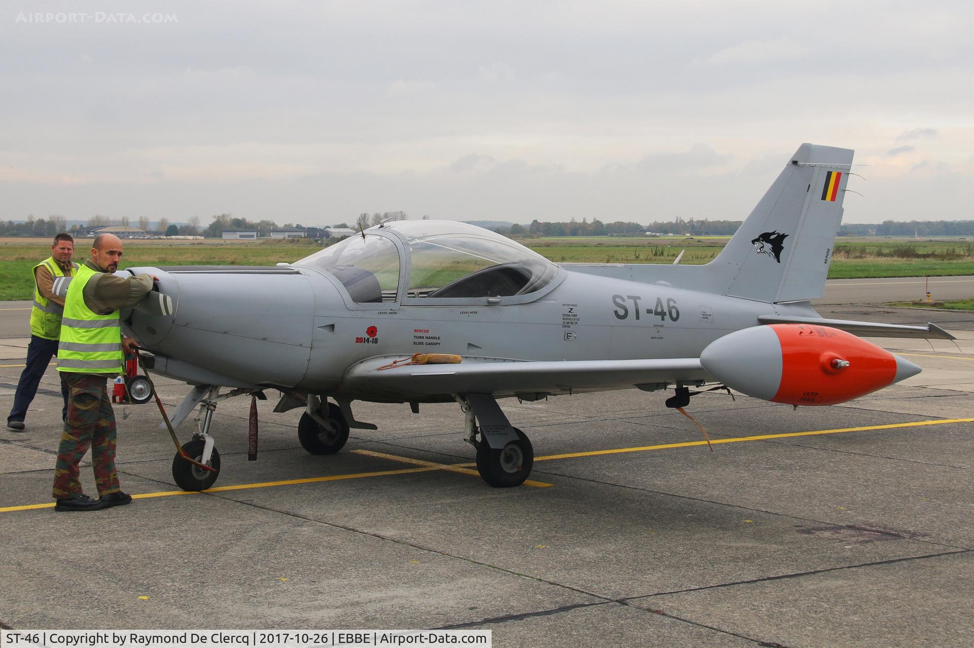 ST-46, 1970 SIAI-Marchetti SF-260D C/N 846, Beauvechain AB.