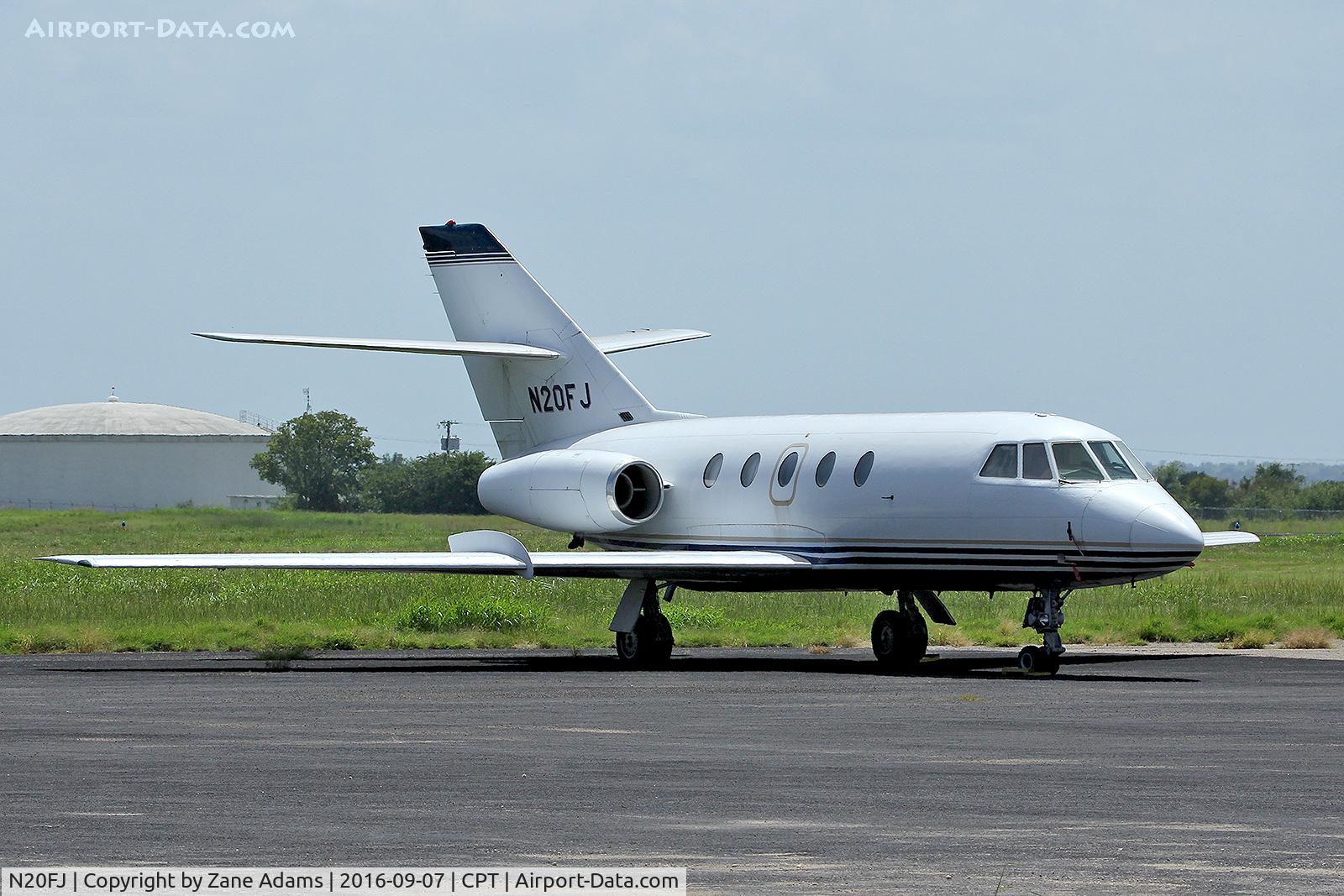 N20FJ, 1967 Dassault Fan Jet Falcon (20C) C/N 119, At the Cleburne Municipal Airport
