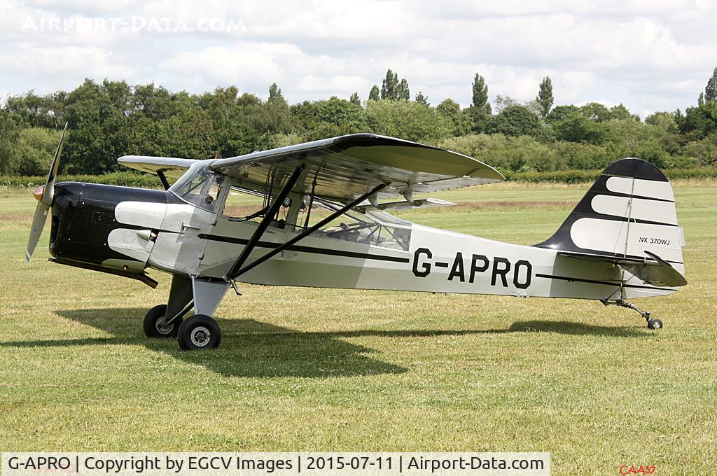 G-APRO, 1952 Auster 6A Tugmaster C/N WJ370, Seen at Barton City Airport