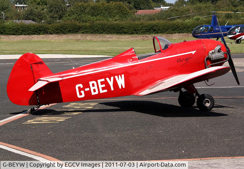 G-BEYW, 1984 Taylor Monoplane C/N PFA 055-10279, Seen Barton City airport
