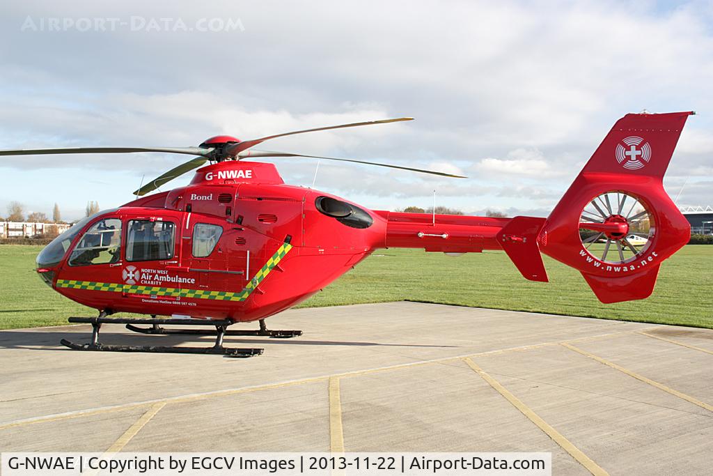 G-NWAE, 2003 Eurocopter EC-135T-2 C/N 0312, Seen Barton City Airport