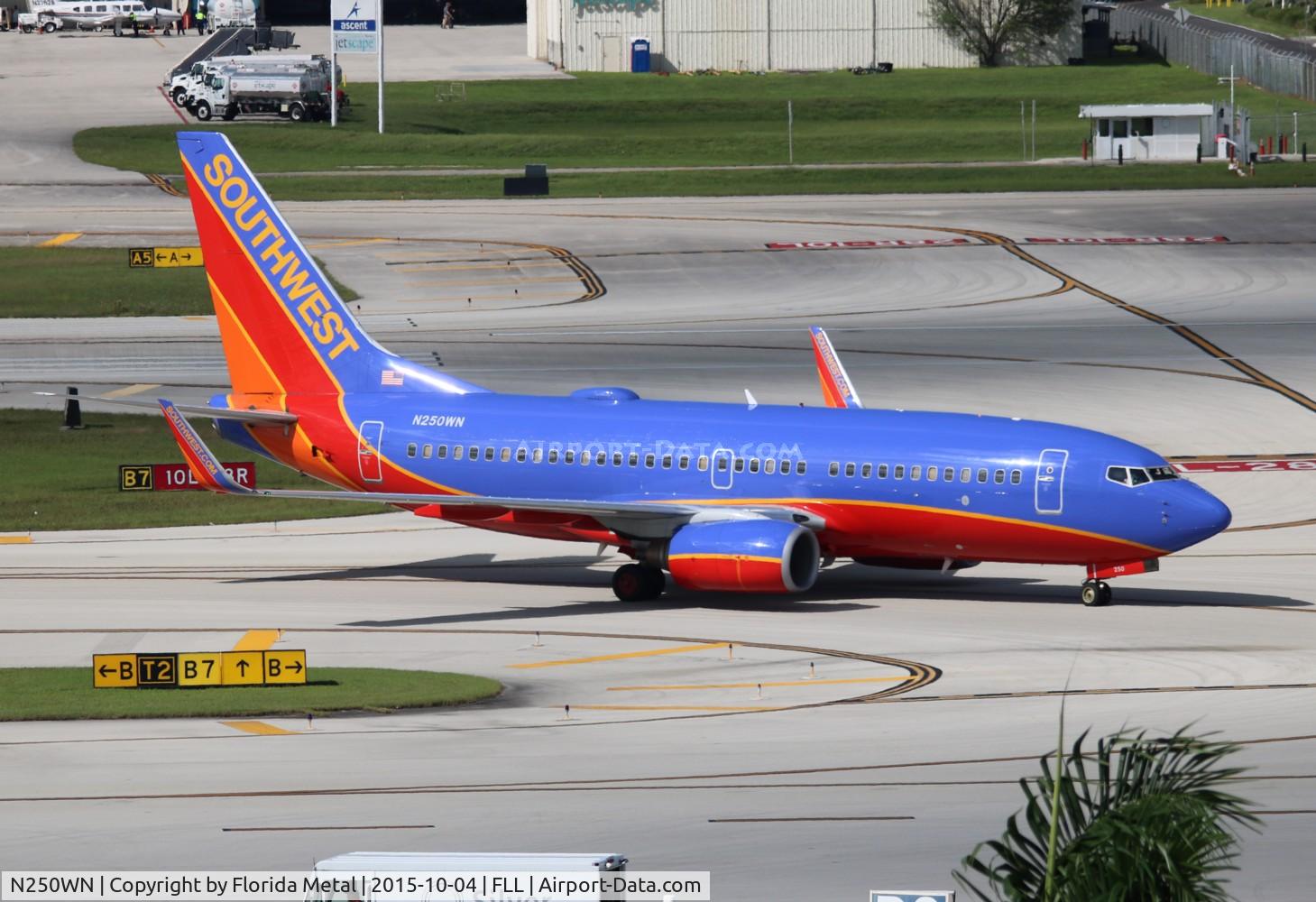 N250WN, 2006 Boeing 737-7H4 C/N 34972, Southwest