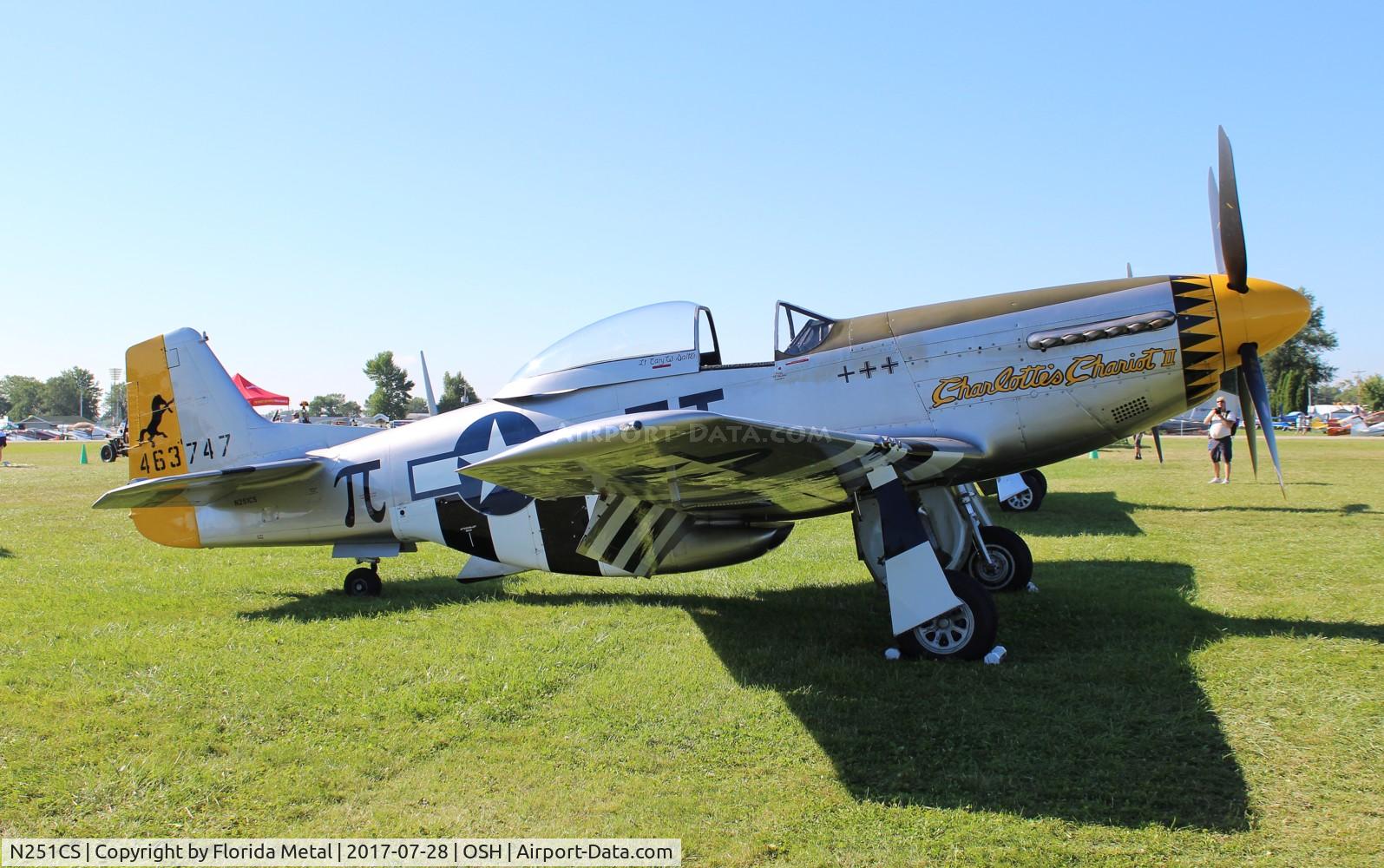 N251CS, North American F-51D Mustang C/N 44-74977N, Charlottes Chariot II