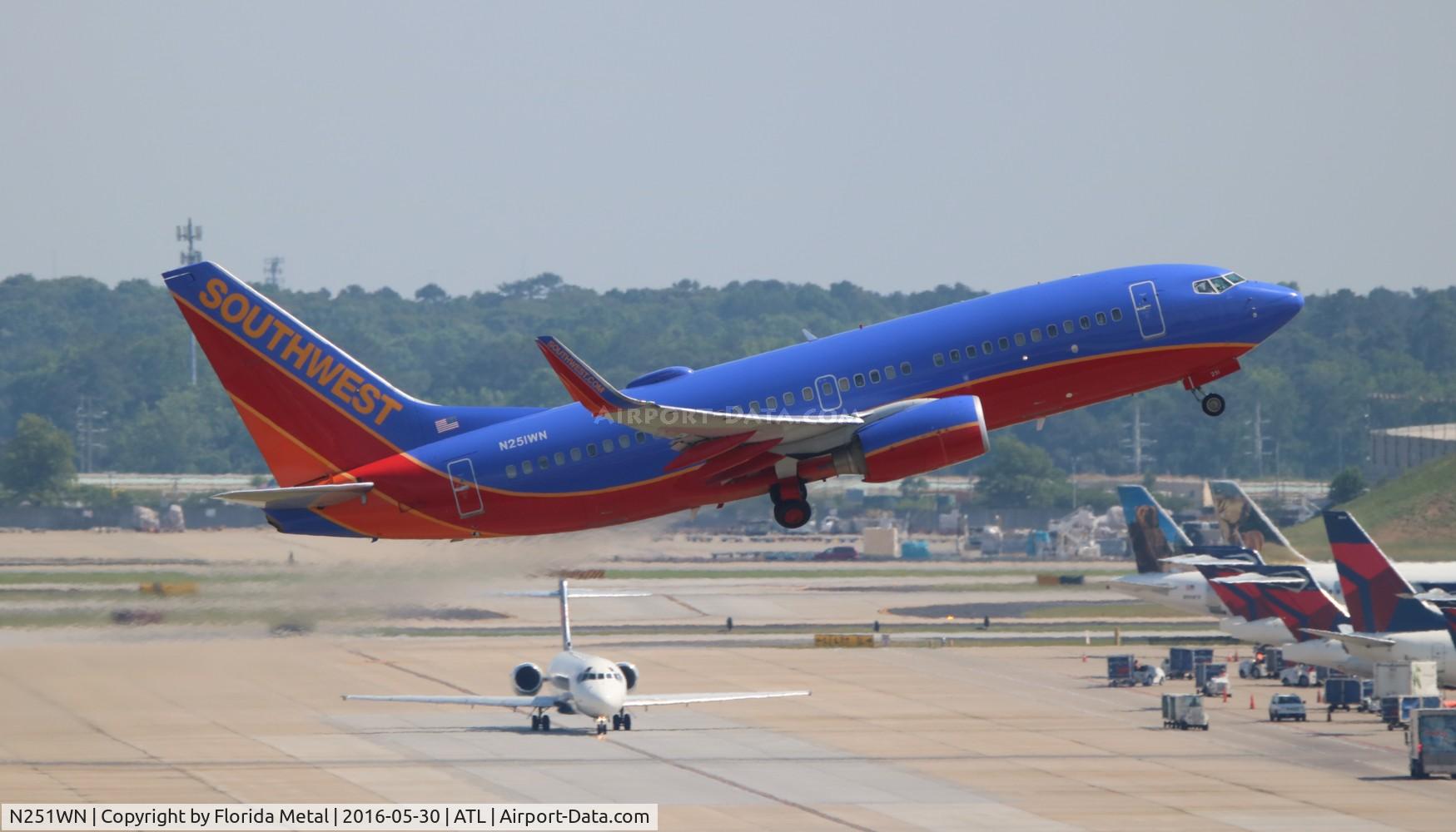 N251WN, 2006 Boeing 737-7H4 C/N 32510, Southwest