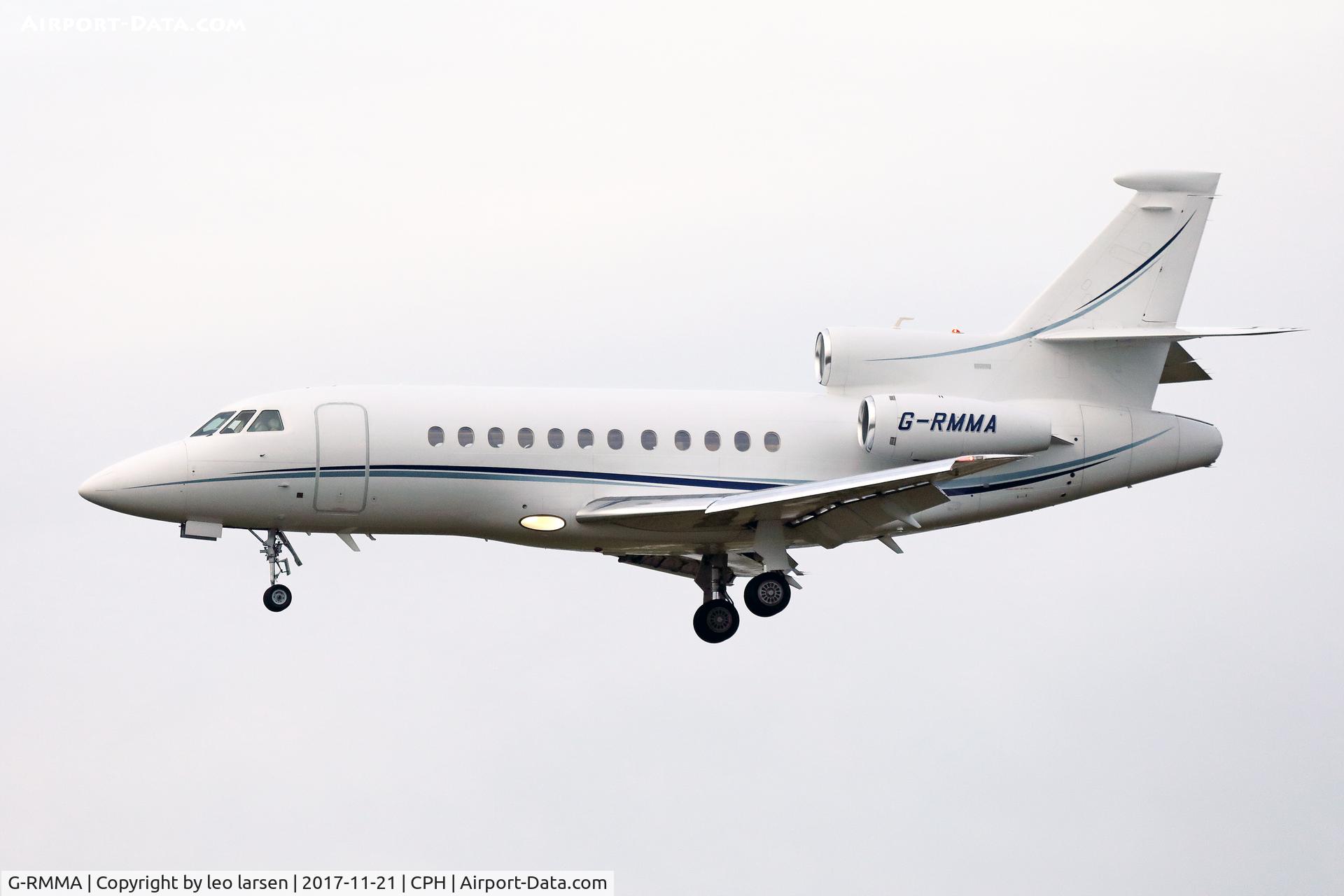 G-RMMA, 2007 Dassault Falcon 900EX C/N 189, Copenhagen Kastrup 21.11.2017