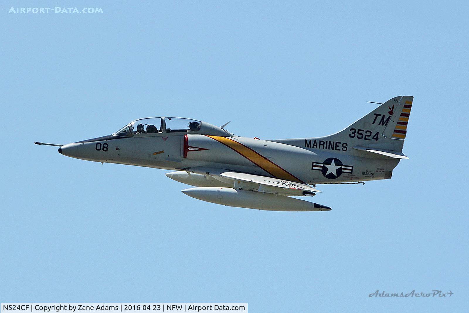 N524CF, 1967 Douglas TA-4F Skyhawk C/N 13590, At the 2016 Air Power Expo, NAS Fort Worth