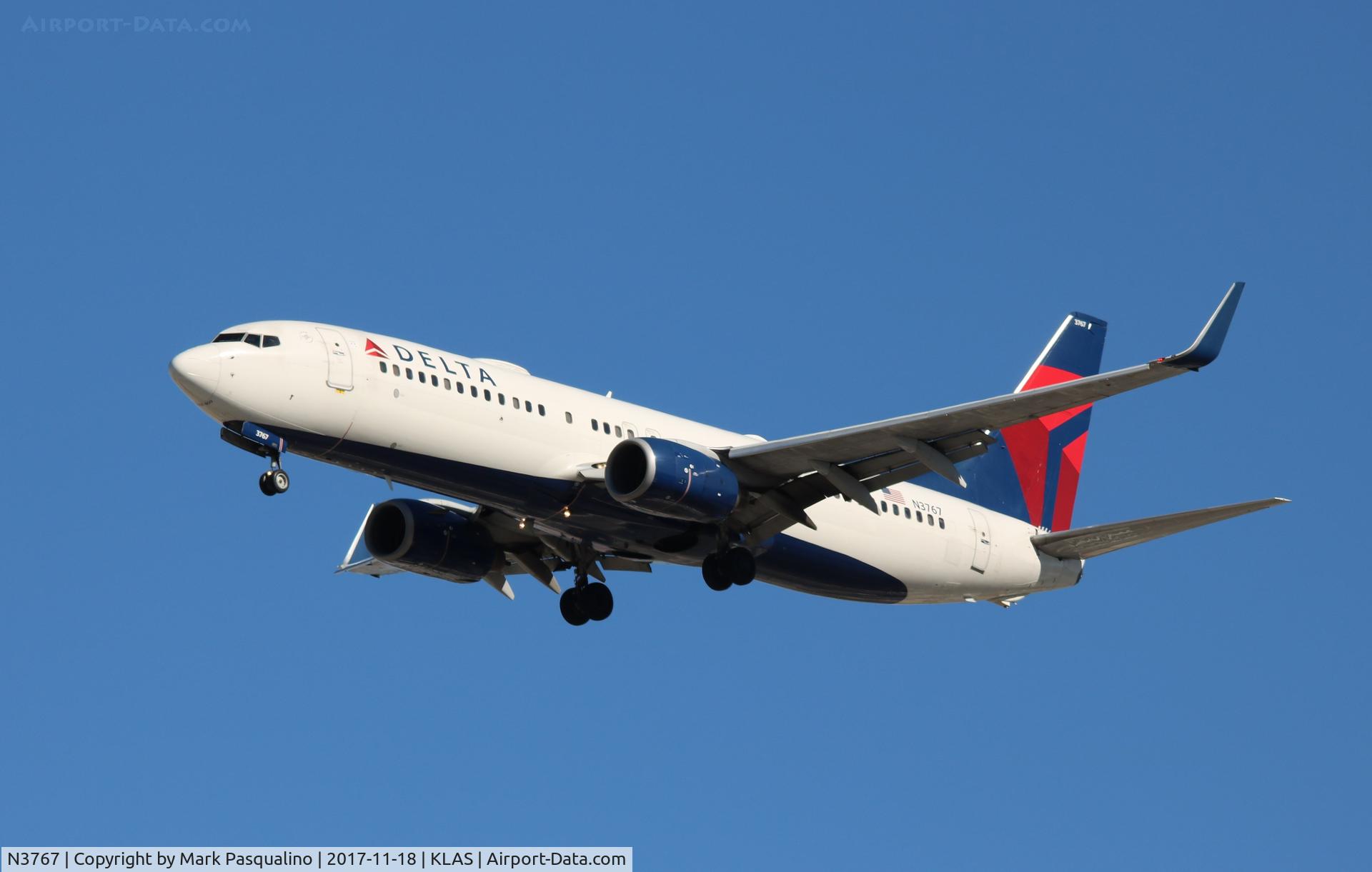 N3767, 2001 Boeing 737-832 C/N 30821, Boeing 737-800