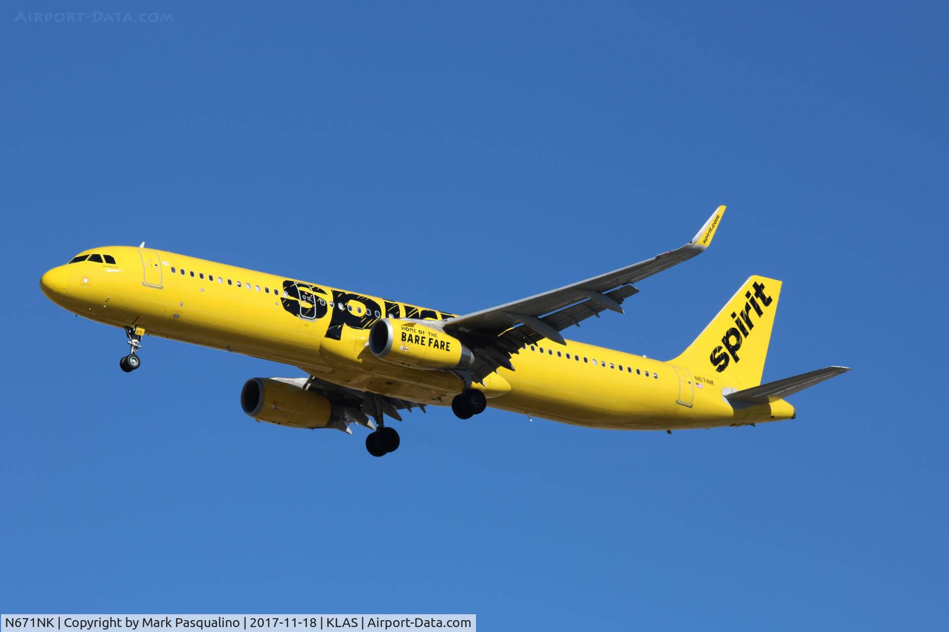 N671NK, 2016 Airbus A321-231 C/N 7246, Airbus A321