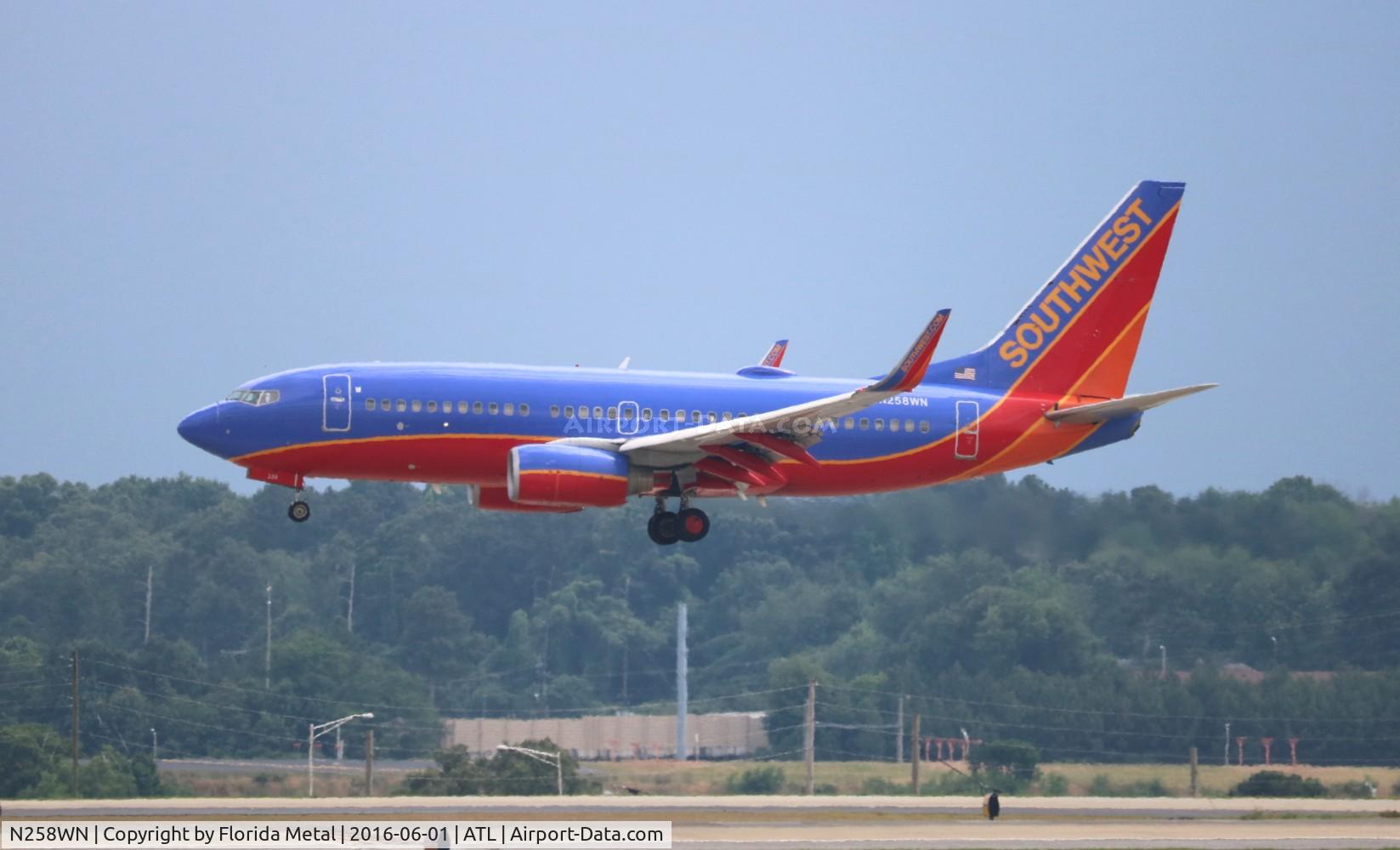 N258WN, 2006 Boeing 737-7H4 C/N 32516, Southwest