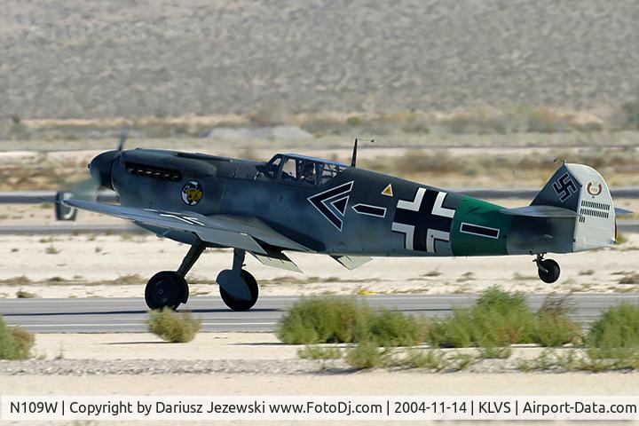 N109W, Hispano HA-1112-M1L Buchon C/N 234, Hispano Buchon HA-1112M-1L (Me-109)  C/N 234, N109W
