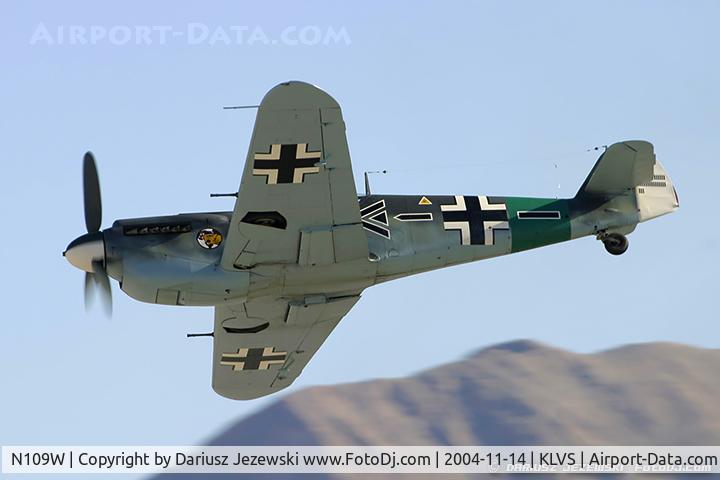N109W, Hispano HA-1112-M1L Buchon C/N 234, Hispano Buchon HA-1112M-1L (Me-109)  C/N 234, N109W
