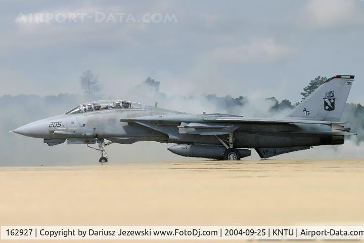 162927, Grumman F-14B Tomcat C/N 575, F-14B Tomcat 162927 AG-205 from VFA-11 