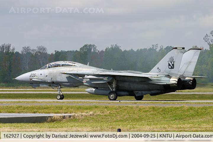 162927, Grumman F-14B Tomcat C/N 575, F-14B Tomcat 162927 AG-205 from VFA-11 