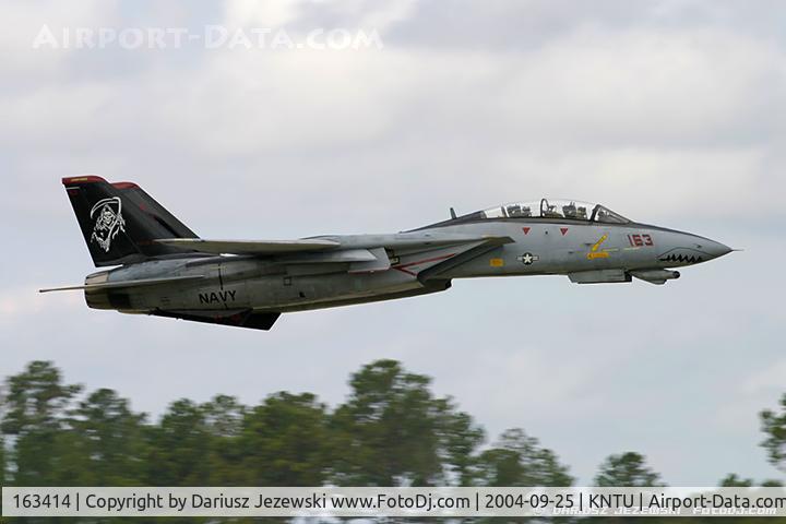 163414, 1990 Grumman F-14D Tomcat C/N 598/D-3, F-14D Tomcat 163414 AD-163 from VF-101 